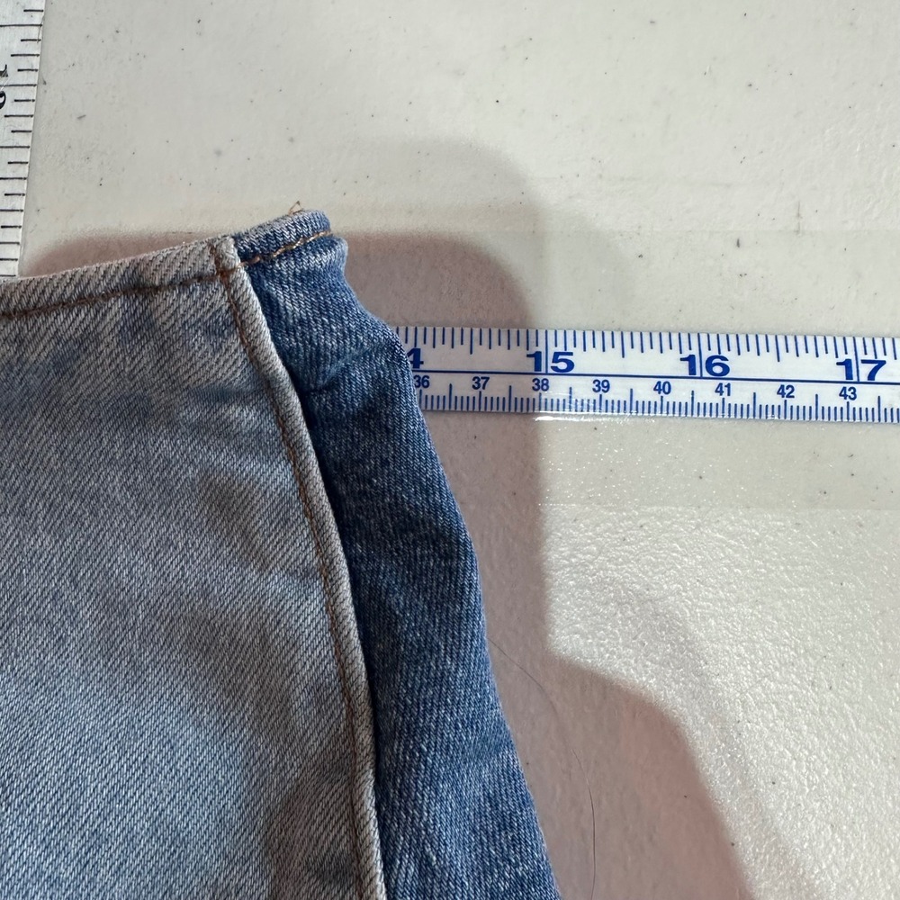 Madewell Patchwork Denim Button Front Mini Skirt … - image 8